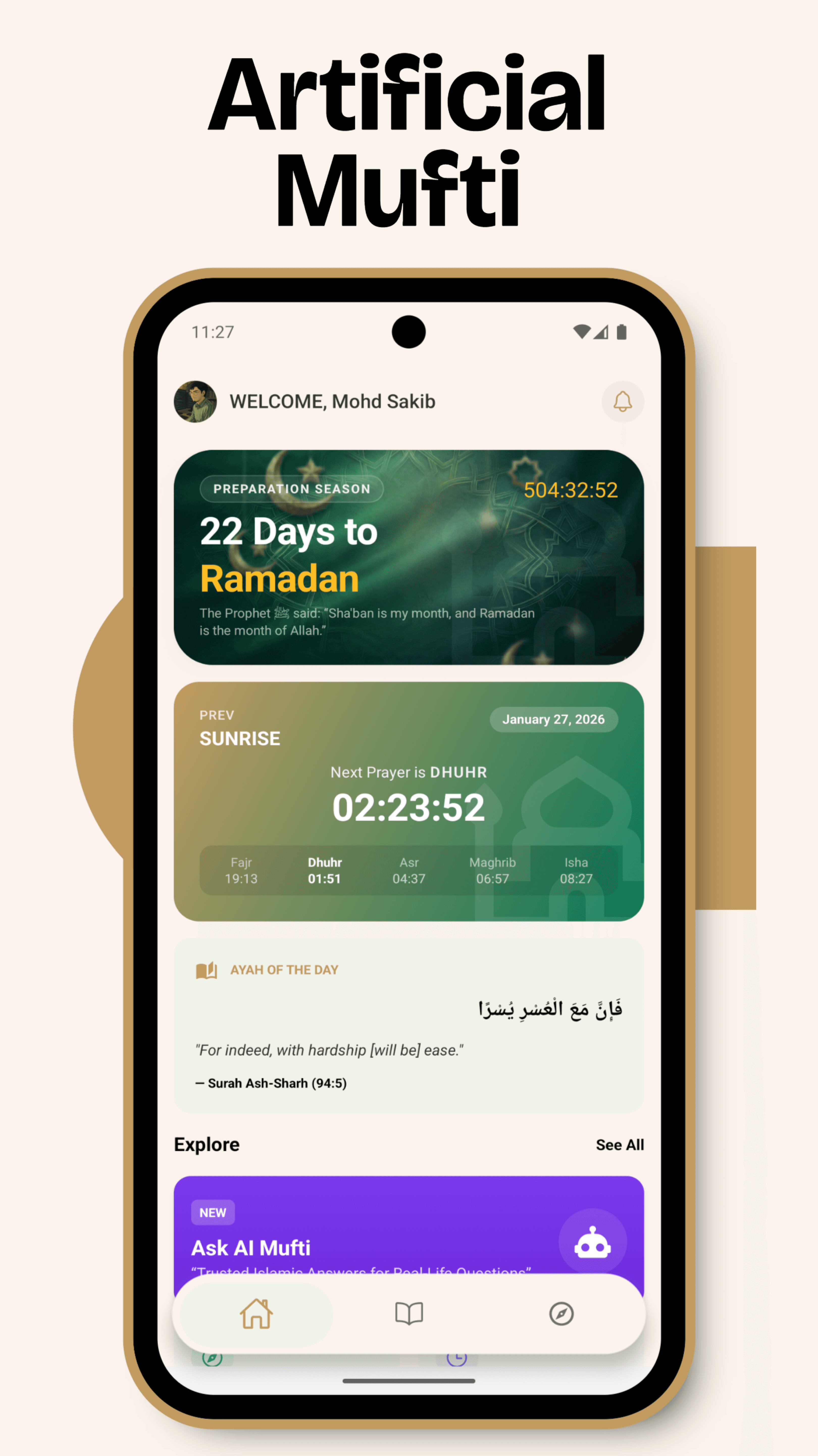 Ramadan Tracker screenshot 1